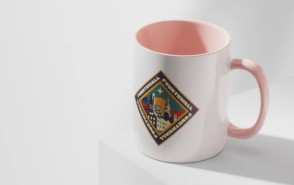 A Fourthwall mug