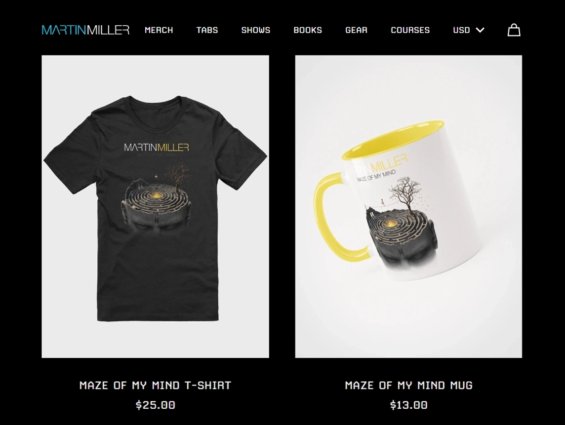 Martin Miller merch
