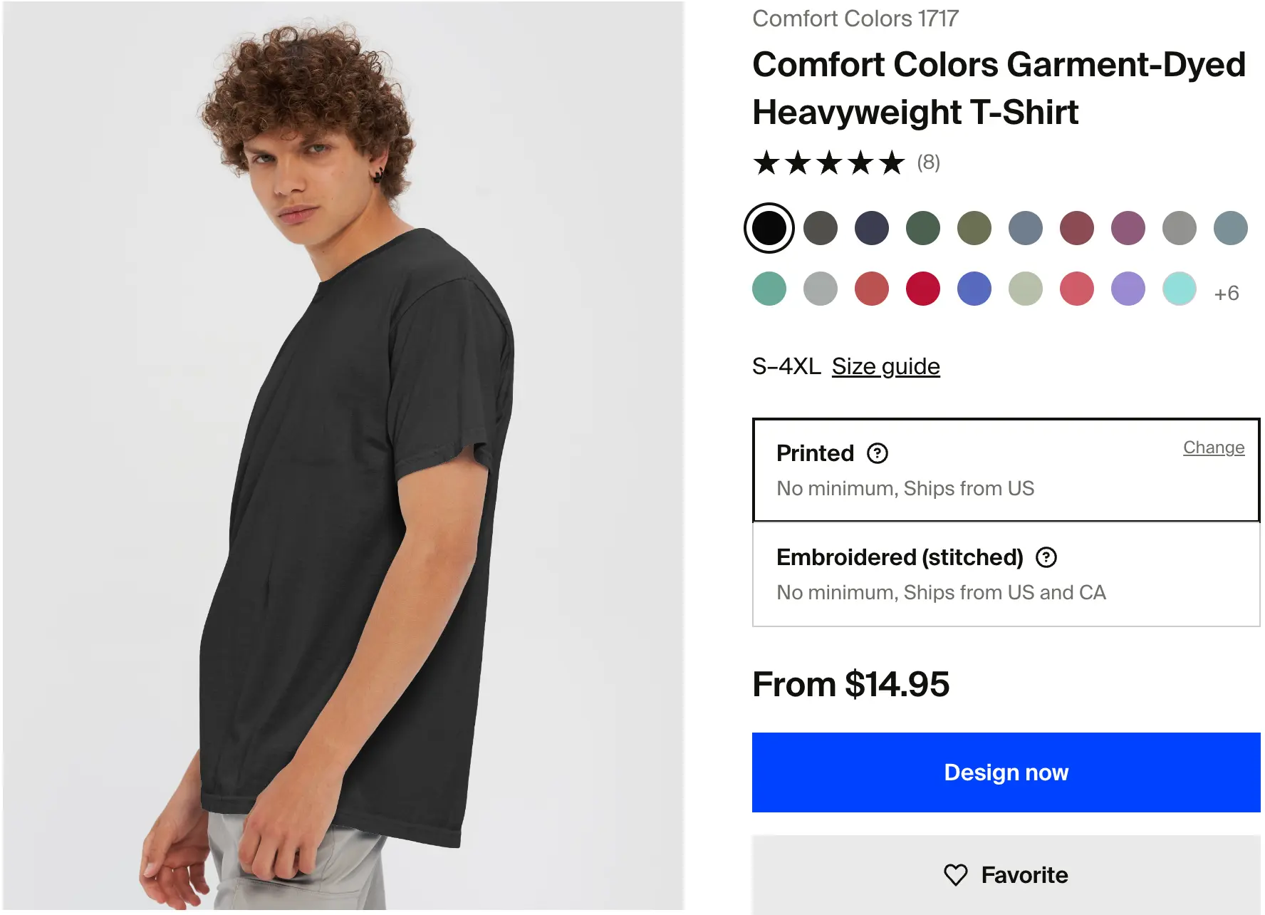 Screenshot of a product in the product catalog page showing the new 5-star review system