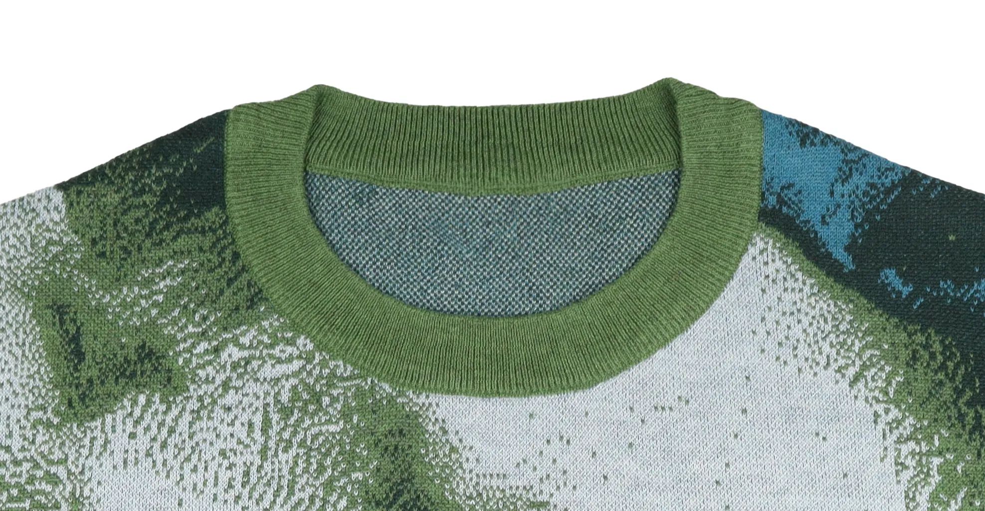 A sweater with a Jacquard Knit