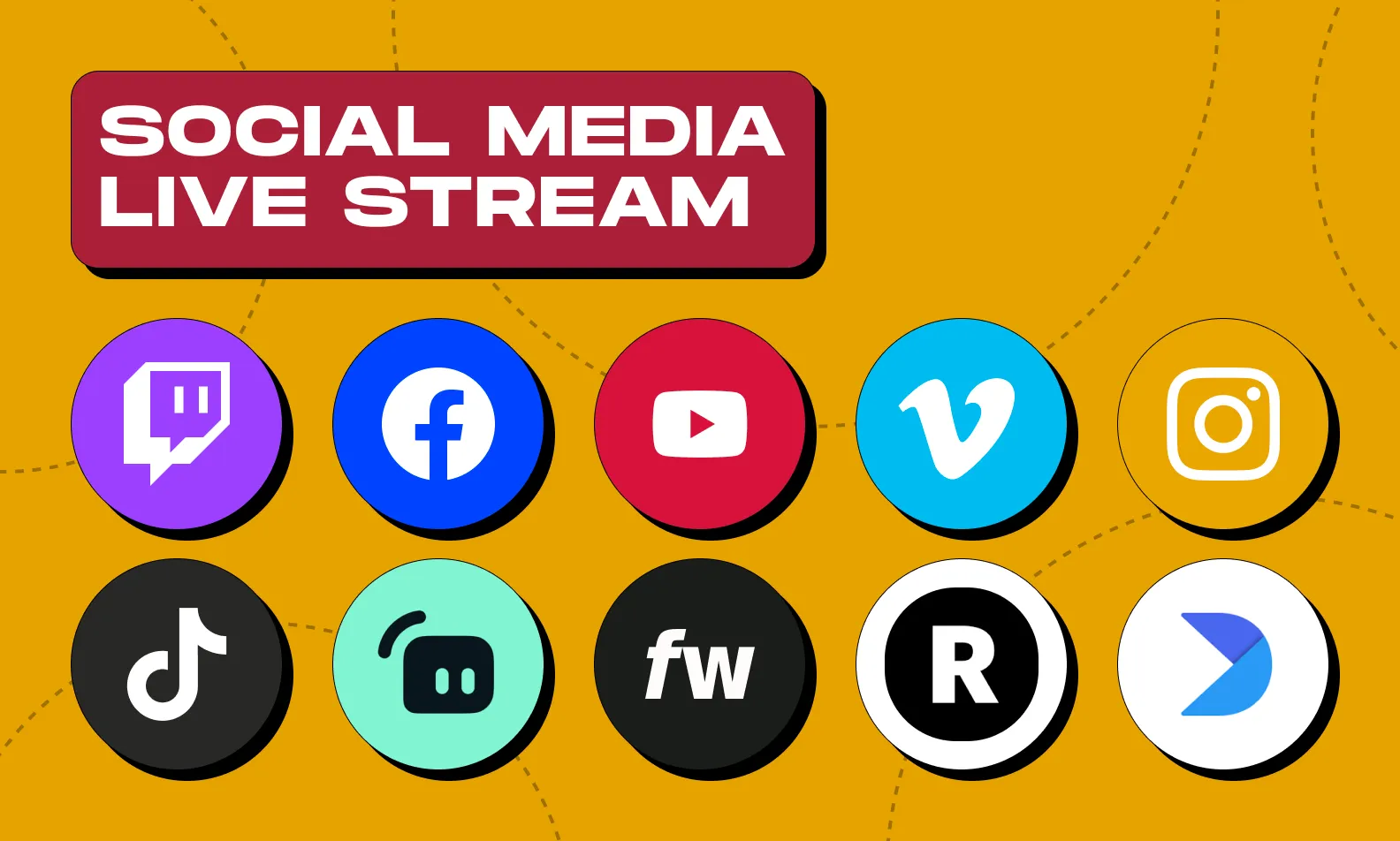 Social media live streaming