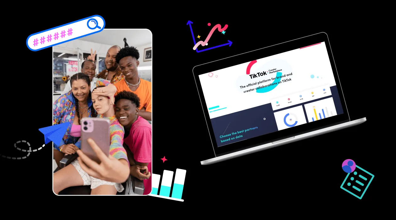 Creator Marketplace image from TikTok site